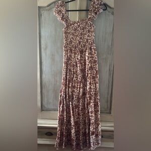 Bohemian Floral Maxi Dress